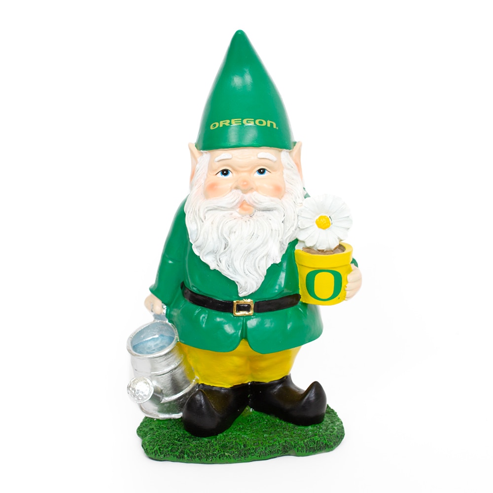 Classic Oregon O, Spirit Product, Green, Figurines & Statues, Home & Auto, 10.5", Poly resin, Flower, Gnome, 909894